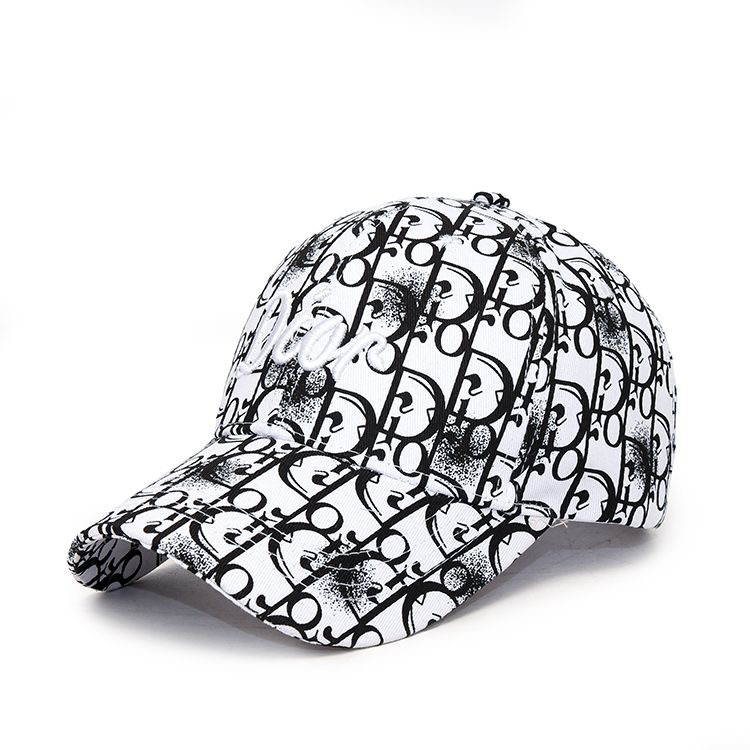 Fashion Couple Letter Embroidered Peaked Cap