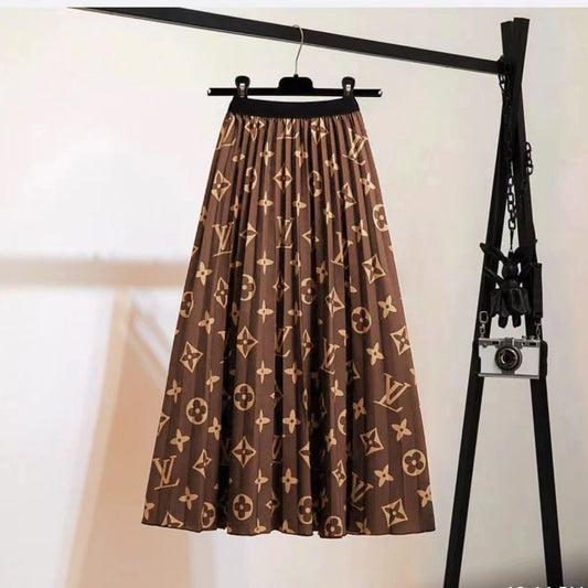 Women‘s Casual Loose Pleated Skirt